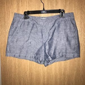 Gap The City 3” shorts chambray size 10